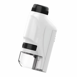 Mikroskop kieszonkowy LUPA biały mini przenośny edukacyjny