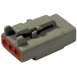 TE Connectivity DTM 06-3 S Connector, Housing, Contacts, Fuse Wedge
