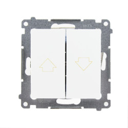 Przycisk żaluzjowy biały DZP1.01/11 Kontakt Simon54