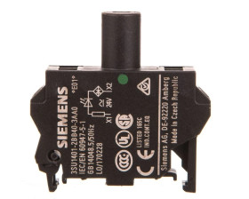 Oprawka blok LED zielony 24V AC-DC montaż w obudowie przył sprężynowe SIRIUS ACT 3SU1401-2BB40-3AA0