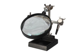 Velleman Innovative Extra Hand with Magnifying Glass for Precision Work
