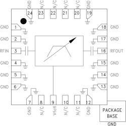 Filter - Tunable, Band Pass SMT, 11.5 - 21.5 GHz