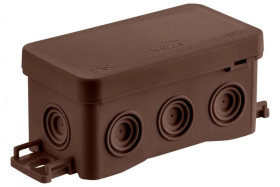 Puszka naścienna 45x40x85mm z dławnicą zintegrowaną samozatrzaskowa bezhalogenowa odporna na UV 35357115