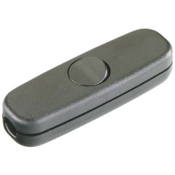 interBär 5055-004.01 Pull Switch Black Off/On 3A Silver-Contact LED-Ready