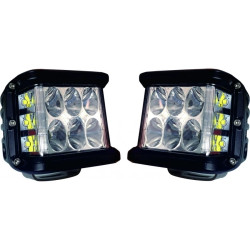 Lampa robocza 6x LED 2x cube, mocowanie na śrubę
