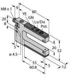 Fotokomórka Turck SLM20P6Q 3079213 1 szt.