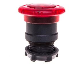 Napęd przycisku bezpieczeństwa czerwony przez obrót z podświetleniem ZB5AW743