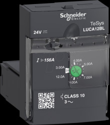 LUCA12BL Motor starter, standard control unit, 24 V, 12 A, IP20