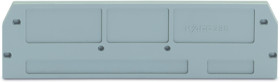 End/Intermediate plate for terminal block, 280-376