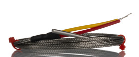 Termopara z uziemieniem K średnica 3.18mm długość 40mm -60 → +350°C Końcówka z gołym kablem RS PRO