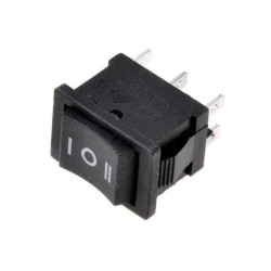 Przełącznik kołyskowy ON/OFF/ON 3poz. 6pin bistabilny mały