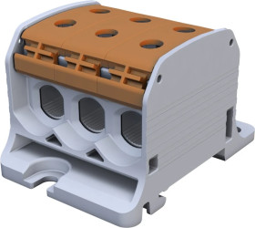 Złączka szynowa gwintowa Al/Cu STB 50-3 (87360) SIMBLOCK brązowy 81003015