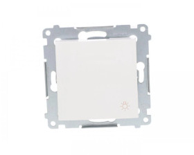 Simon 54 Przycisk /światło/, szybkozłącza, biały DS1.01/11
