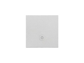 SIMON 55 Klawisz pojedynczy z oczkiem z piktogramem "światło" do: SP1M aluminium mat TKWS1L/143 KONTAKT SIMON