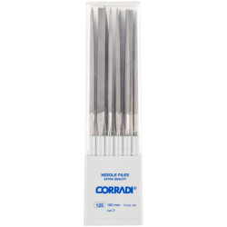 PFERD 12325164 CORRADI Needle File set 160mm for fine machining tasks