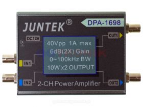 DPA-1698 dwukanałowy wzmacniacz mocy do generatorów funkcyjnych