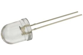 Dioda LED; OSW5DKA131A-CRLED14; 10mm; biały; Światłość: 12000mcd; 30°; przezroczysta; 5,5÷20V; zimna biała; przewlekany (THT); O