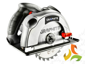 Pilarka tarczowa ręczna 1200W 230V tarcza 185x20mm reg. 0-45st. walizka 58G488 GRAPHITE