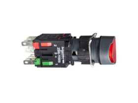 Lampka sygnalizacyjna przycisk płaski czerwony samopowrotny LED 12...24V okrągły XB6AW4B5B SCHNEIDER ELECTRIC