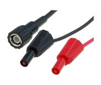 KAB54.85 Przewód pomiarowy 2xbanan - WBNC (wtyk BNC) - dł. 1.2m