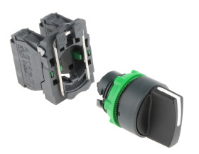 Przełącznik bistabilny, 3-pozycyjny, 10A, IP67, IP69, IP69K, Ø 22.5mm, Schneider Electric Harmony XB5
