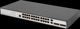 DN-80221-3 Switch, 28-port, Gigabit Ethernet, RJ45/SFP, SFP