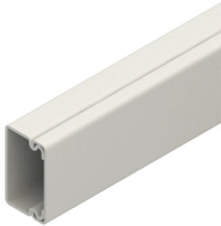 Electrical installation duct, (L x W x H) 2000 x 40 x 24 mm, PVC, white, HKL2540.6