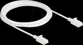 80361 Patch cable Cat.6a U/UTP Slim 3 m white