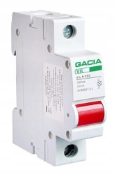 Lampka kontrolna modułowa 1F 230V czerwona