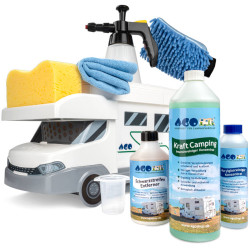 AGO Kraft Campingreiniger Komplett-Set. -Waschimobil