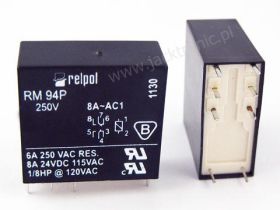 Przek.RM94P 5V 2x8A RM94P-5-S(RM82)RELPO