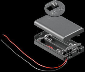 Battery holder, 3x Micro "AAA"