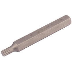 Draper Expert 33345 M6 x 75mm Spline 10mm Insert Bit for Mechanic&#x27;s Bit Sets