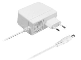 Zasilacz impulsowy 12V 2A 2,1/5,5 biały