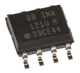 Wzmacniacz pomiarowy SOIC Texas Instruments Podwójne, 600kHz