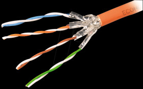 CAT 7 installation cable, STP-PiMF, 100 m