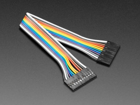 Adafruit 2.54mm 0.1" Pitch 12-pin Jumper Cable - 20cm long