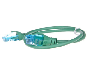 Kabel krosowy (Patch Cord) U/UTP kat.5e zielony 0,5m DK-1512-005/G