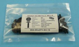 MS8 M3x06 PH-BO WKRĘT DO MET.WALEC Z PO