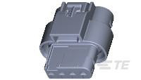 Złącze samochodowe 4-pinowe TE Connectivity -rzędowe Żeński CPA Połączenie zagniatane Układ połączeń