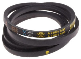 Pas napędowy, profil A, materiał: PET, guma, 13mm x 8mm x 2.16m, RS PRO