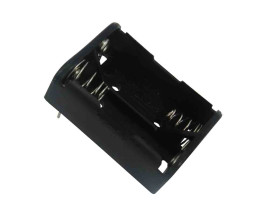 Uchwyt do baterii, x 2, maks. Ø 12mm, montaż na PCB