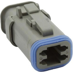 Plug housing, for rectangular miniature plug, PX0108S04GY