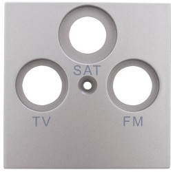 REV Zaślepka Gniazdo TV, Radio, SAT Studio platynowy 0208642306