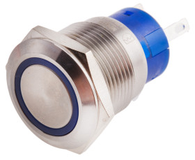 Nasadka przełącznika Zatrzaskowy SPDT średnica wycięcia 19.2mm, montaż panelowy RS PRO