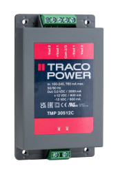 Zasilacz impulsowy nap. wyjściowe: 5 V dc, ±12 V dc 29W 3 A, 600 mA 3 -wyjścia nap. wejściowe: 120 → 370 V dc,