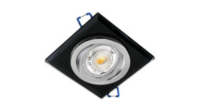 Oprawa Szklana Picasso-K-B Czarna Regulowana Kwadrat Ścięte Kanty