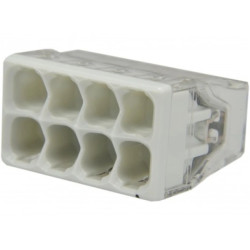 Szybkozłączka 8x 0,5-2,5mm2 na drut 450V/24A ORYGINALNA woreczek 10szt. 2273-208