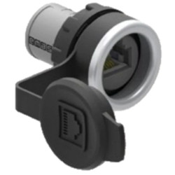 Wejście RJ45, żeńskie-żeńskie (przelotka), pozłacane styki T0-BRJ45