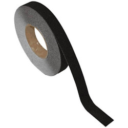 B-SAFETY AR100025 Anti-Slip Tape 18.3m x 25mm Black Self-Adhesive PVC